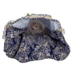 Kurt Adler 17" Indigo Blue Delft Angel Christmas Tree Topper J6099 -Christmas Central j6099 06 83513.1653408823