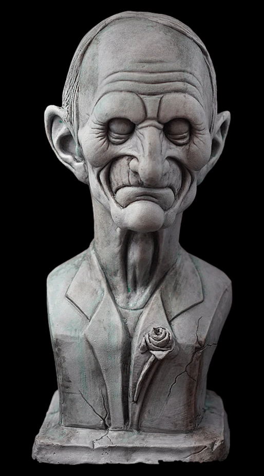 "Madam And Master Macy Ghostly Manor Busts" HD Exclusive Halloween Decoration 3 "Madam And Master Macy Ghostly Manor Busts" HD Exclusive Halloween Decoration - Image 3