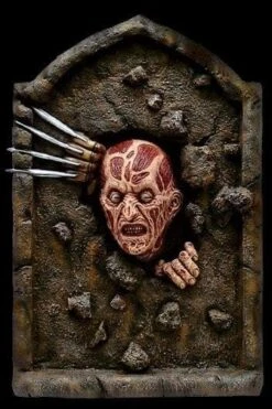 "Nightmare On Elm Street - Freddy Tombstone" Hanging Halloween Decoration