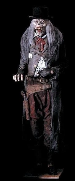 "Old Dead Eye The Zombie Gunslinger" Halloween Prop