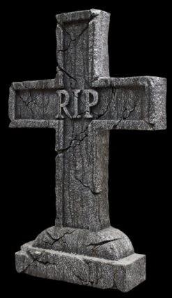 RIP Cross Tombstone