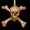 "Skull/Femur Bone Wall Sconce" Haunted House Lighting